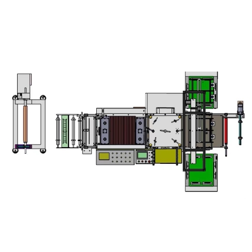 Double Servo Battery Electrode Die Cutter Machine For Collector Notching