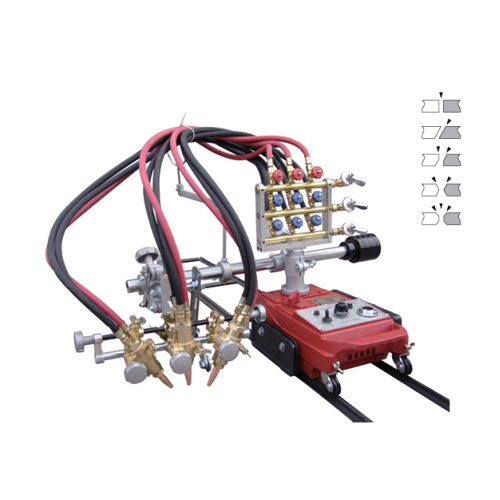 100mm Thick Stainless Steel Portable Multi Torch Oxy-Fuel Beveling And Cutting Machine