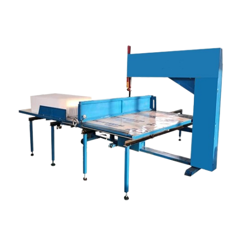 Vertical EPE Sponge Foam Cutting Cutter Machine With Table Rail